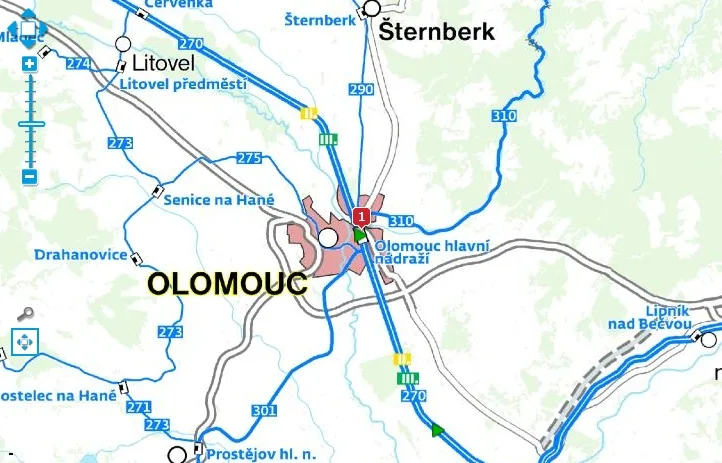 Olomouc - hlavní nádraží