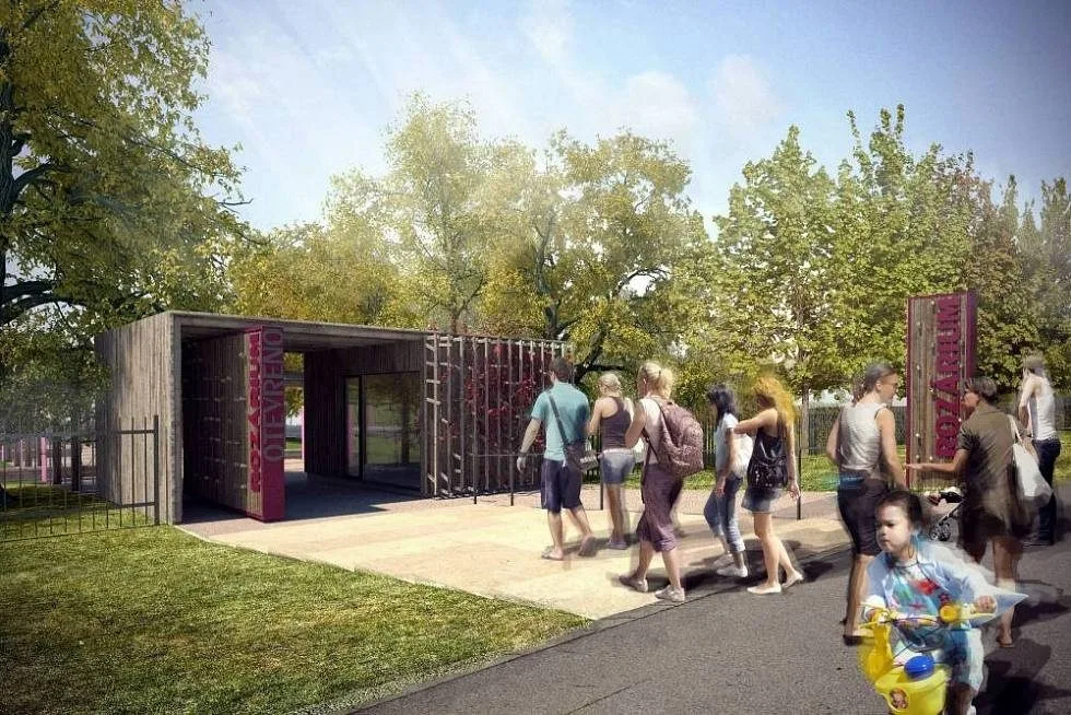 Vizualizace nové podoby olomouckého rozária -Autor: Atelier zahradní a krajinářské architektury Zdeněk Sendler
