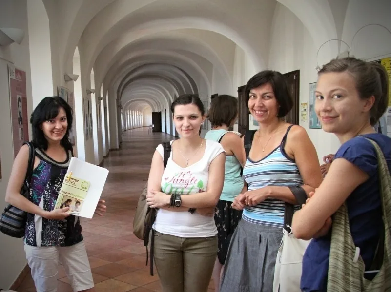 Studentky Letní školy slovanských studií. Archivní foto: Velena Mazochová/UPOL