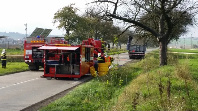 zásah hasičů na Prostějovsku, zdroj: hzsol.cz