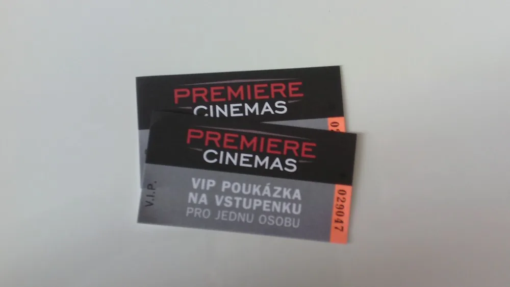 Vítězem dvou VIP vstupenek do Premiere Cinemas se stává...
