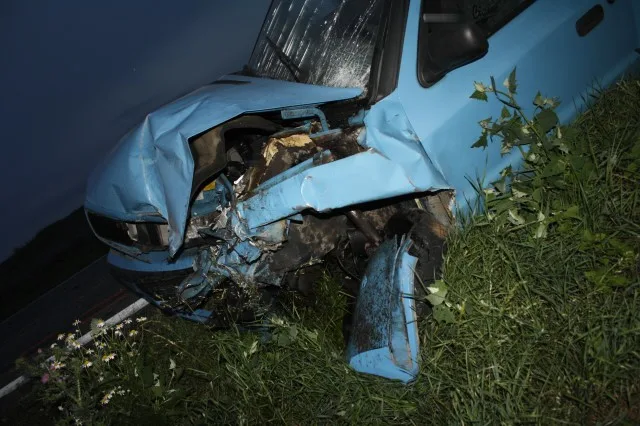 Mezi Unčovicemi a Rozvadovicemi se srazily dvě škodovky