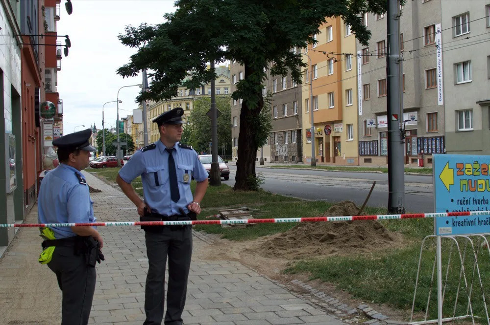 Na Masarykově třídě našli dělníci leteckou pumu, probíhá evakuace okolních domů