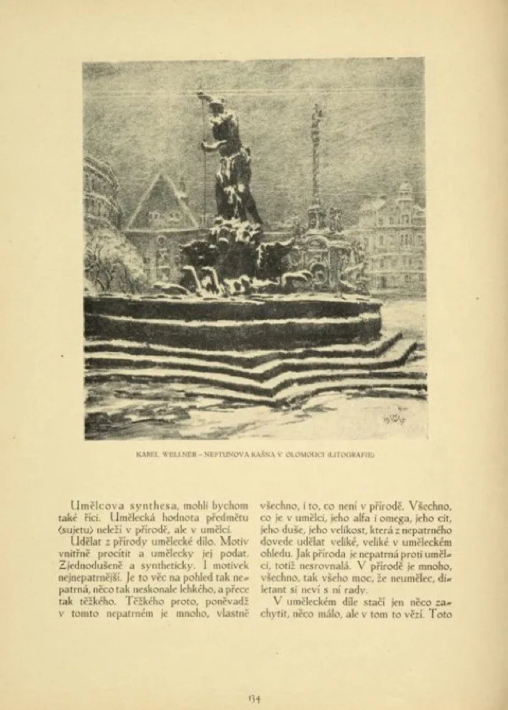 Neptunova kašna - 1917