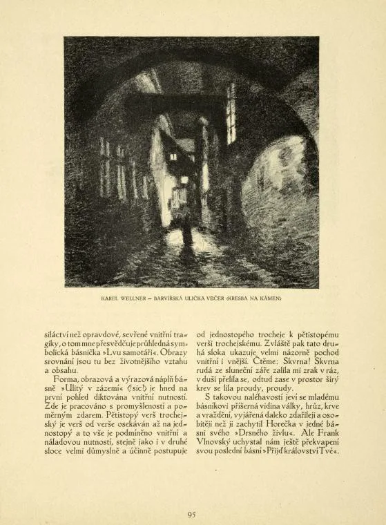 Barvířská ulička - 1919