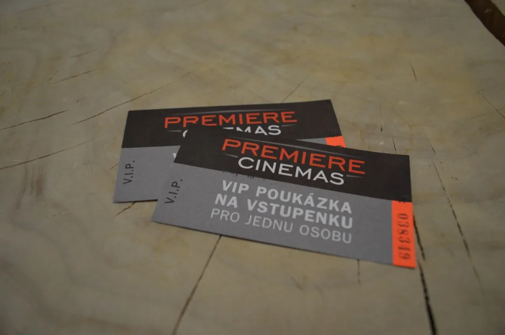 VIP lístky do Premiere Cinemas vyhrává...