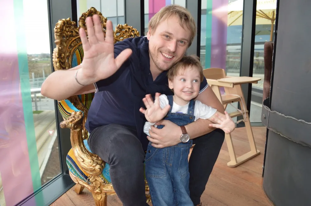 David Deyl s výhercem Patrikem