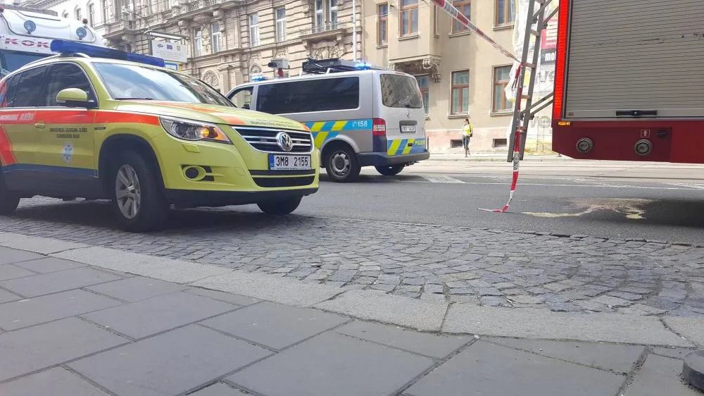 Na Palackého ulici v Olomouci srazil seniorku kamion
