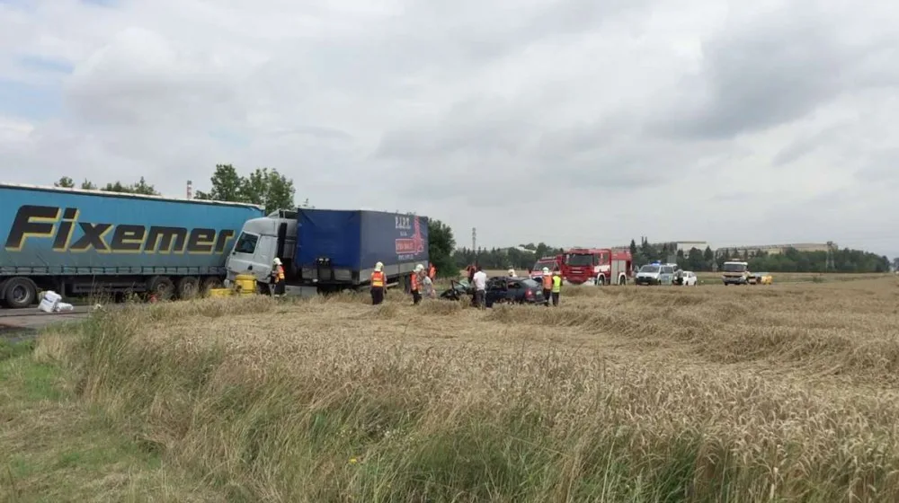 Dopravní nehoda u Bochoře