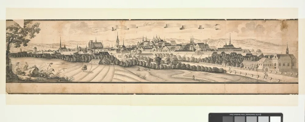 Veduta barokní Olomouce
