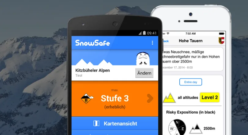 Horská služba přichází s lavinovou aplikací, obsahuje informace o lavinovém nebezpečí