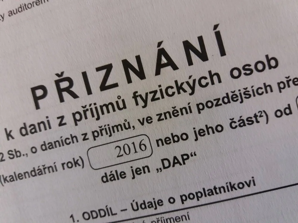 Do dnešního dne je třeba odevzdat daňové přiznání