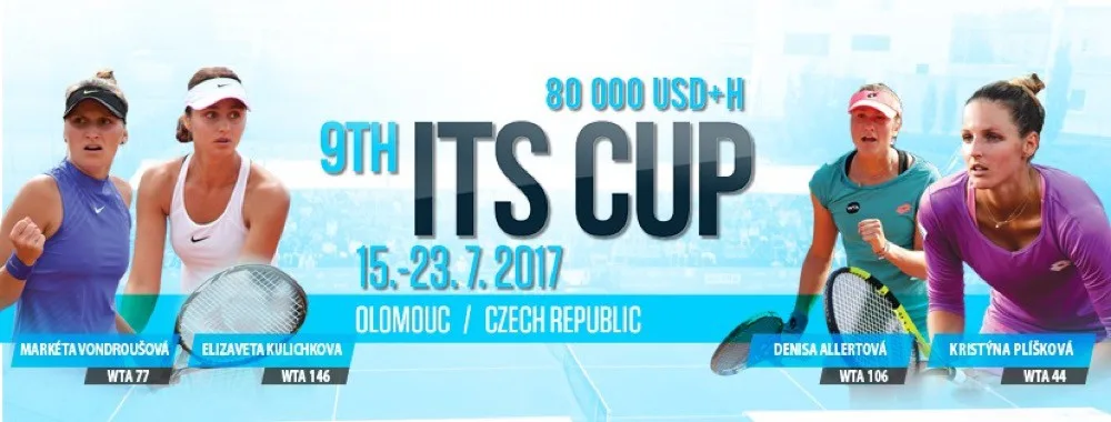 Letošní tenisový ITS CUP zve na zvučná jména. Do Olomouce přijede Plíšková, Allertová nebo Hradecká
