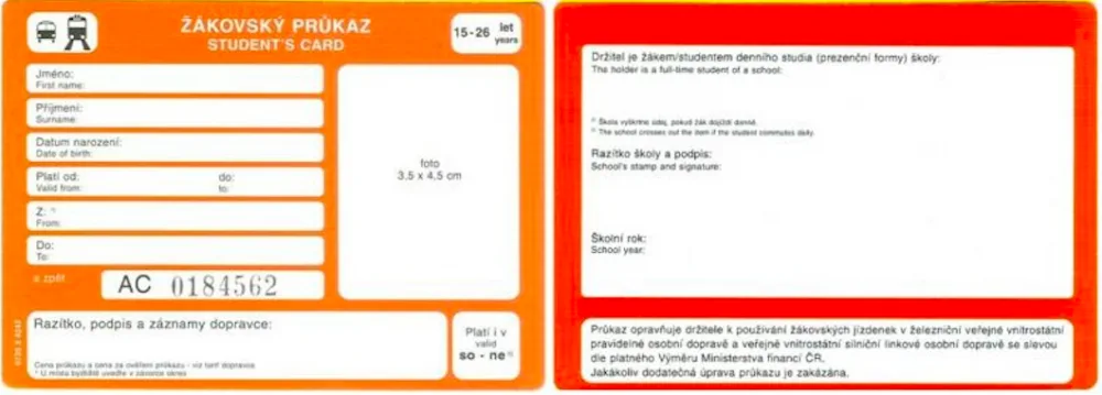 Žákovský průkaz