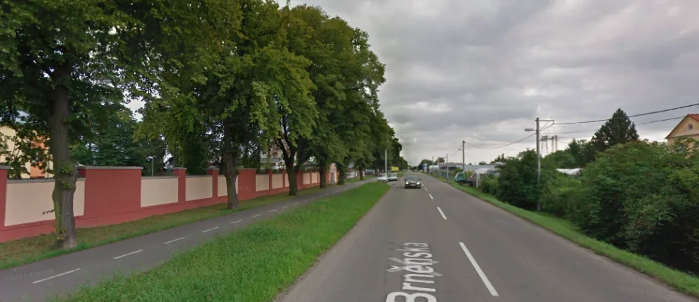 Brněnská ulice v Prostějově