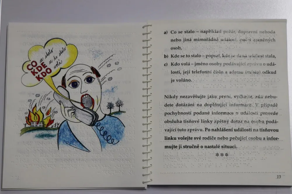 Publikace pro nevidomé a slabozraké děti