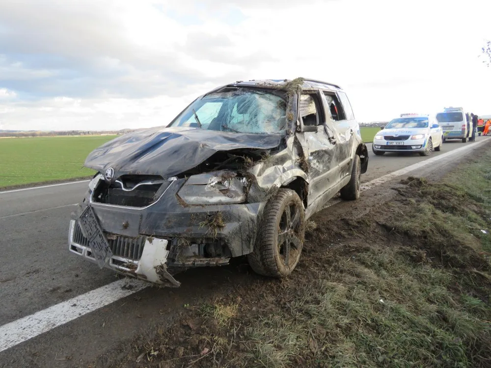 Škoda po vytažení z příkopu