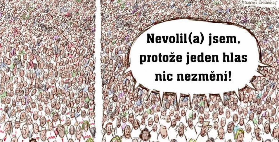 KOMENTÁŘ: Je jedno koho, ale běžte volit. Važte si té možnosti