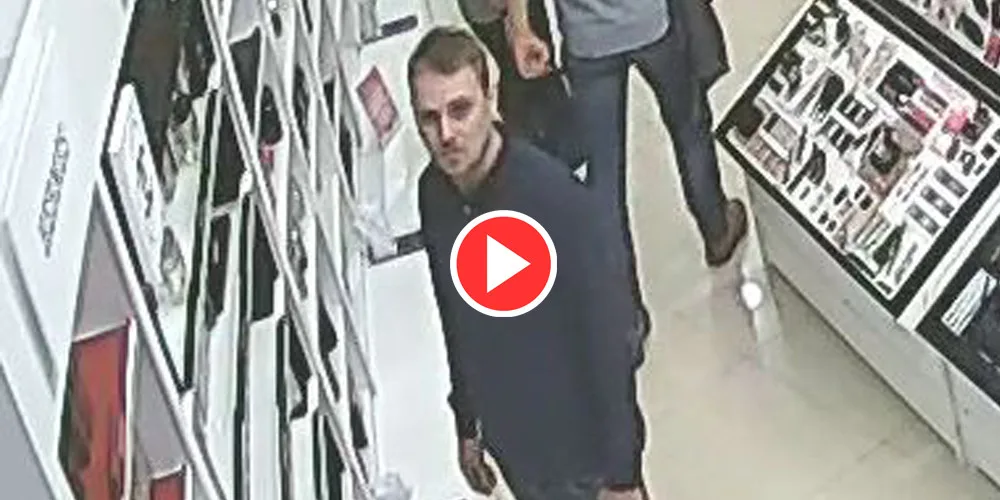 VIDEO: Policie hledá muže, který v olomoucké drogerii kradl značkové parfémy