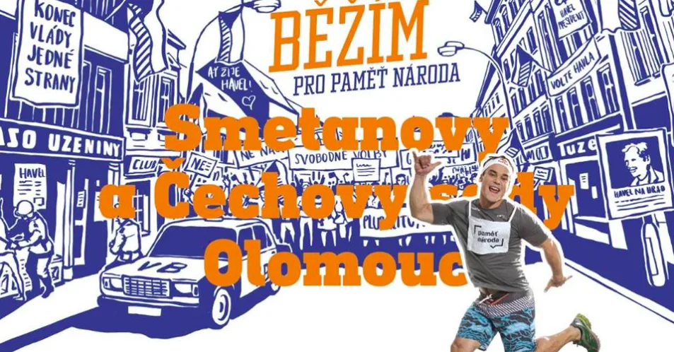 V olomouckých parcích závodníci poběží Běh Pro paměť národa