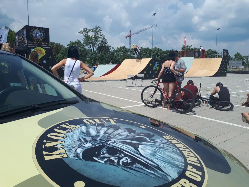 Sobotní den patřil před Šantovkou BMX závodníkům, přijeli špičkoví jezdci z celé republiky