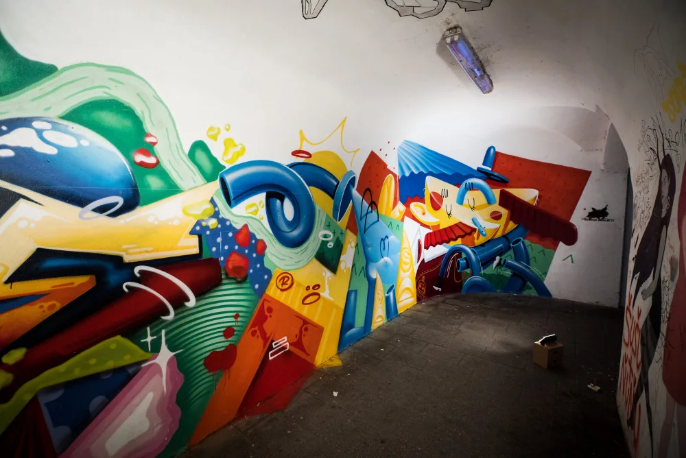 Největším tahákem letošního Street art festivalu bude velkoformátový obraz na štítu Passingerova mlýna