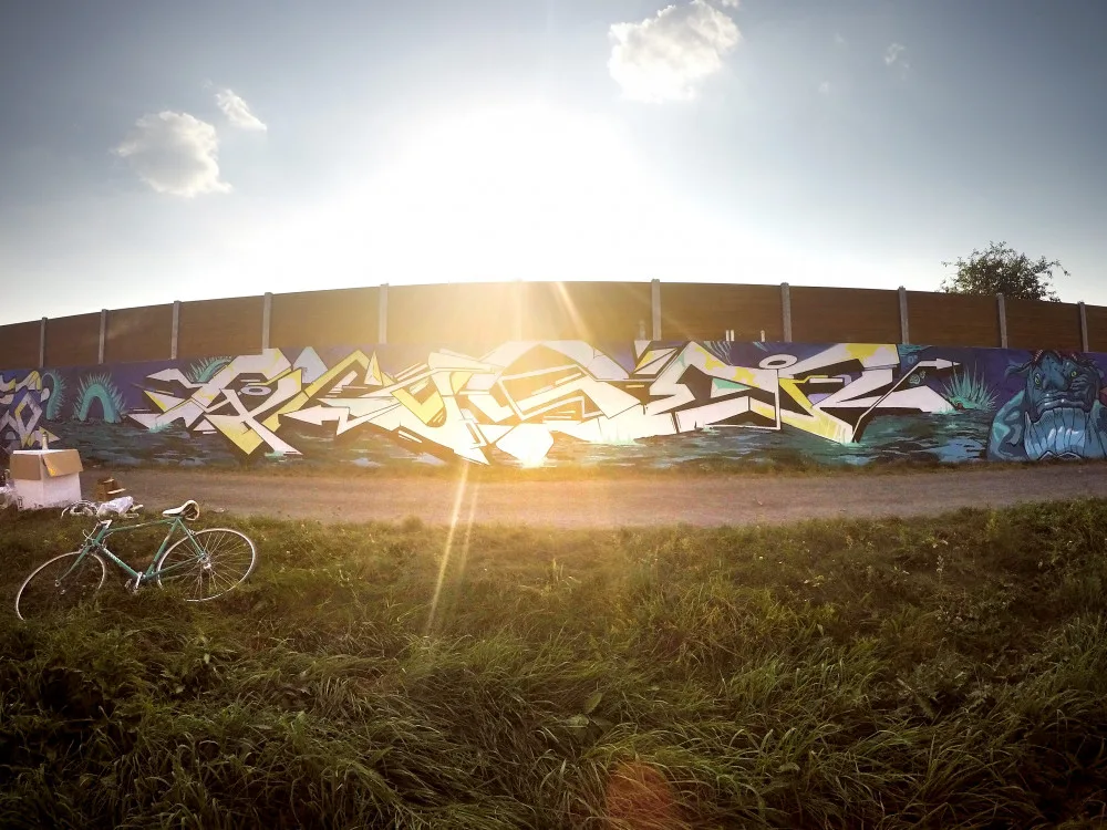 Největším tahákem letošního Street art festivalu bude velkoformátový obraz na štítu Passingerova mlýna