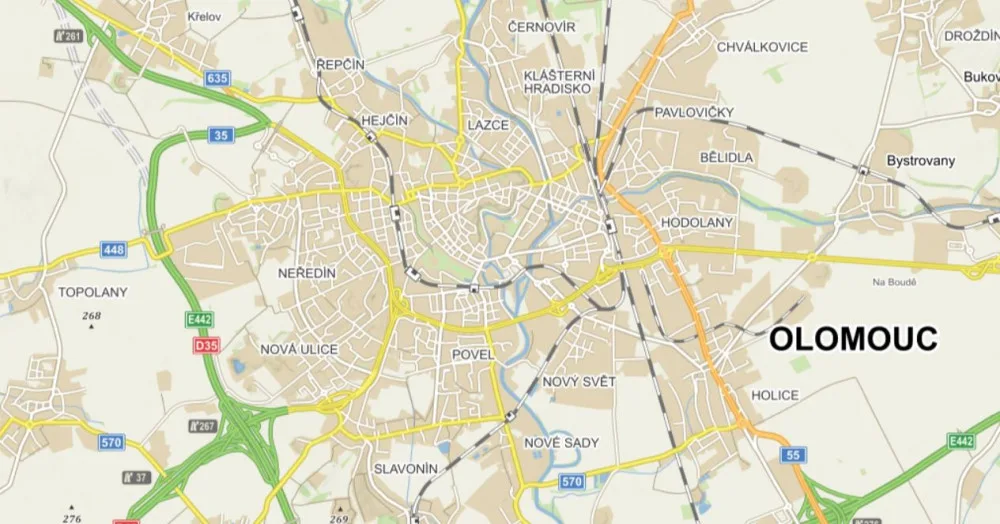 Do pocitové mapy Olomouce můžete zaznačit místa, kde se cítíte nebezpečně
