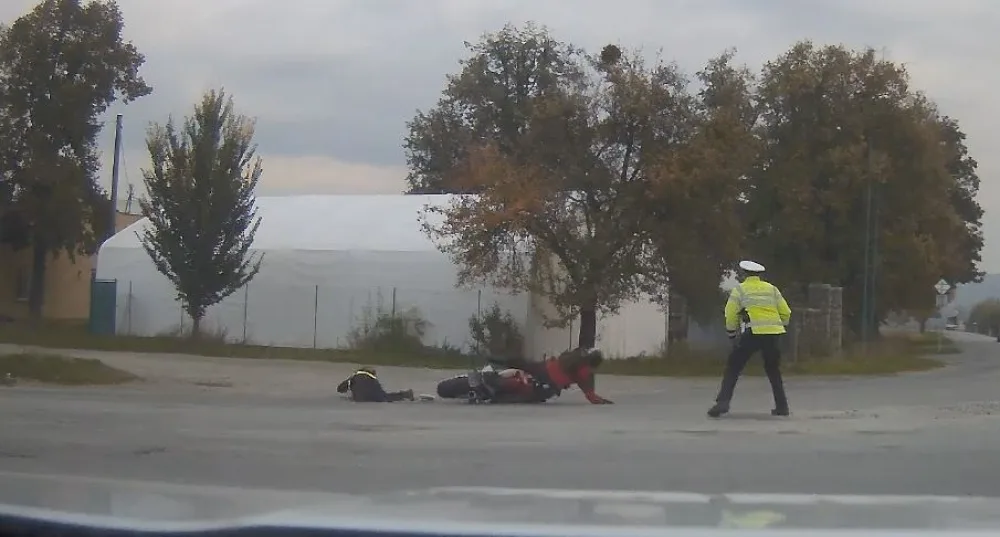 VIDEO: Policie uzavřela případ zfetovaného motorkáře, který srazil v Mohelnici policistku