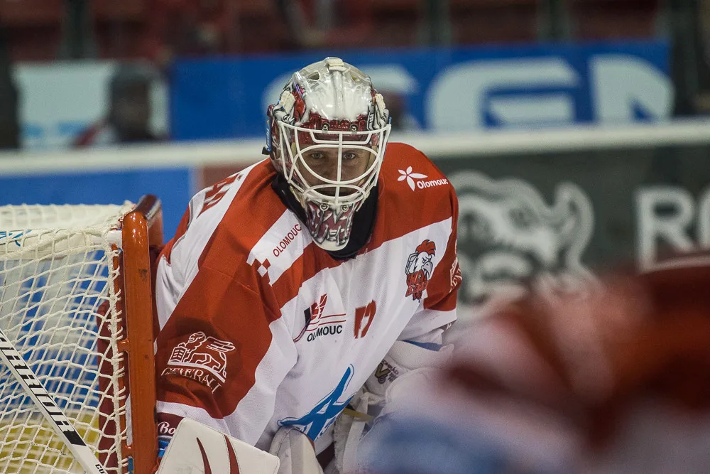 FOTOGALERIE: Čtvrtá prohra Kohoutů v řadě. Olomouc podlehla Třinci 3:6