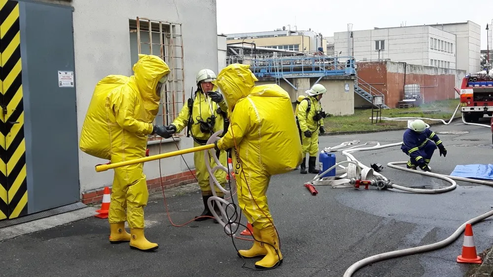 V olomouckém Farmaku dnes zněla varovná siréna. Naštěstí šlo jen o cvičení