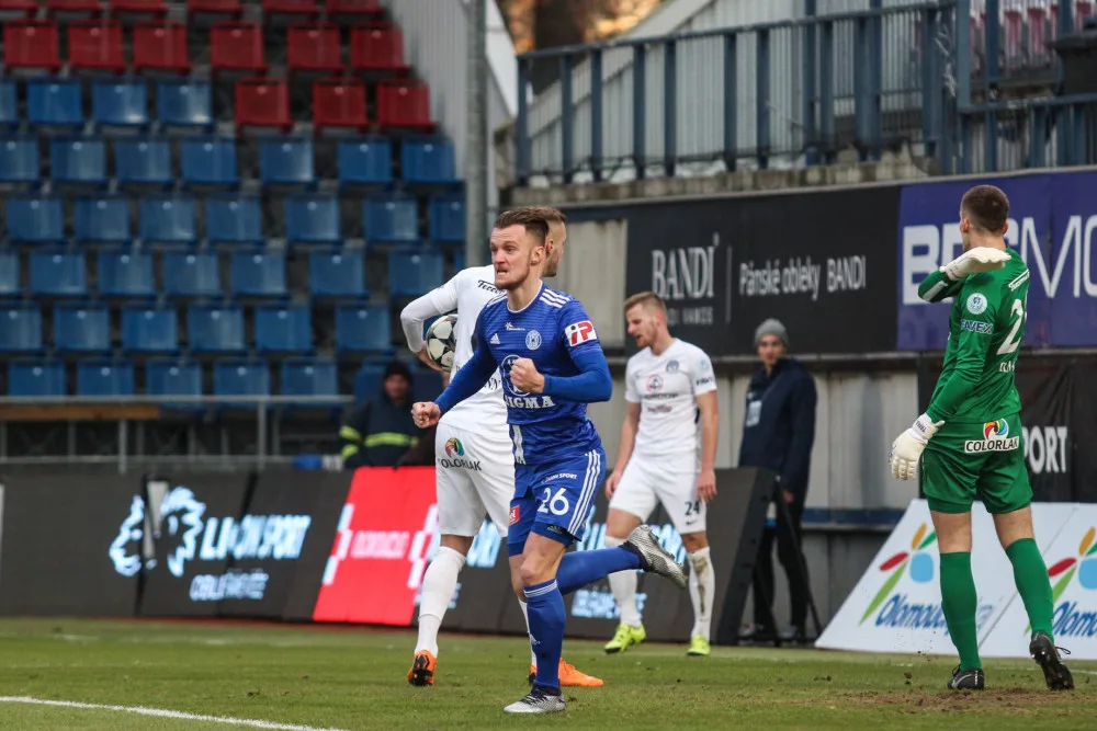 Olomouc porazila Slovácko 1:0. Gól dala Sigma po třech zápasech
