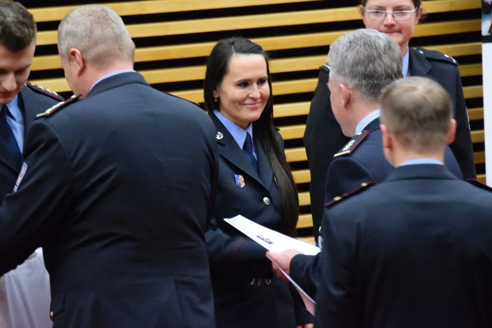FOTO: V Olomouci byli oceněni nejlepší policisté. Předány byly i medaile za věrnost