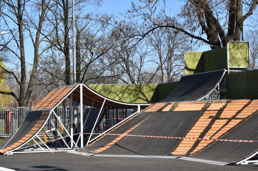 FOTO: Prostějovský skatepark prochází modernizací. Hotovo bude v květnu