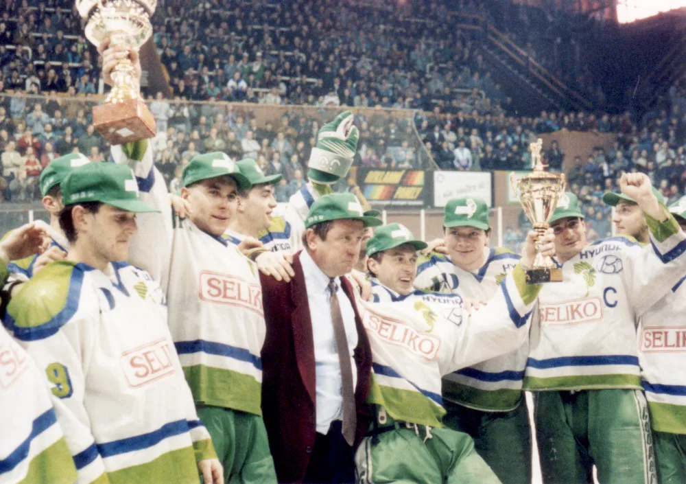 FOTOGALERIE: Mistři z roku 1994 oslaví v Olomouci s fanoušky čtvrtstoletí od zisku titulu
