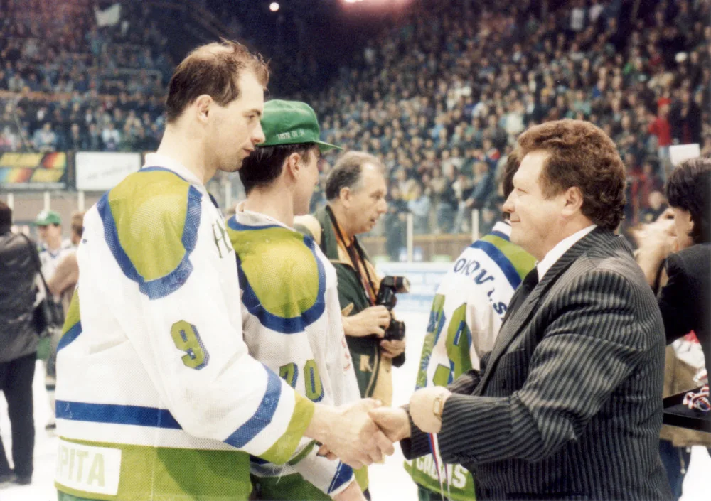 FOTOGALERIE: Mistři z roku 1994 oslaví v Olomouci s fanoušky čtvrtstoletí od zisku titulu