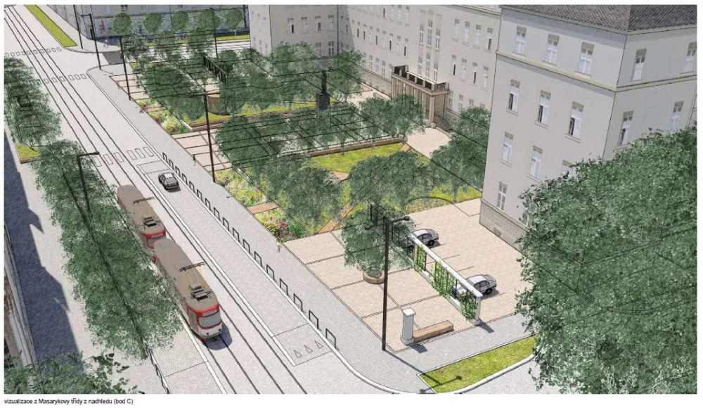 Vídeňské zastávky i přestěhovaný Masaryk. Podívejte se na možné podoby Žižkova náměstí