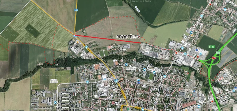 Příští týden začne stavba obchvatu Prostějova za 400 milionů. Některé pozemky byly vyvlastněny