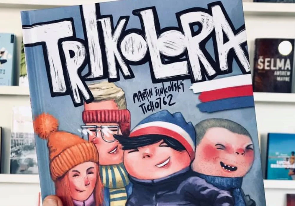 Olomoucký autor Martin Šinkovský vytvořil komiks Trikolora o sametové revoluci očima dětí