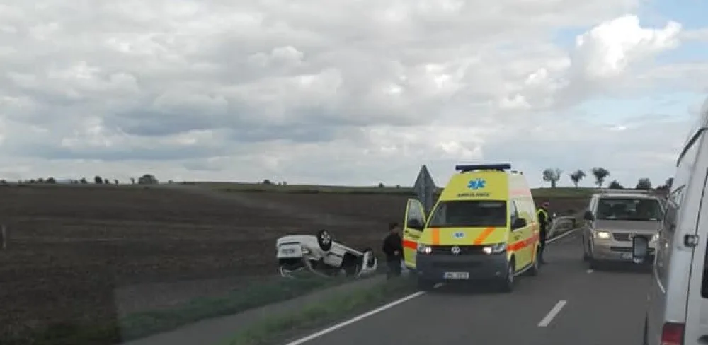 Jedna osoba byla zraněna při nehodě na Olomoucku