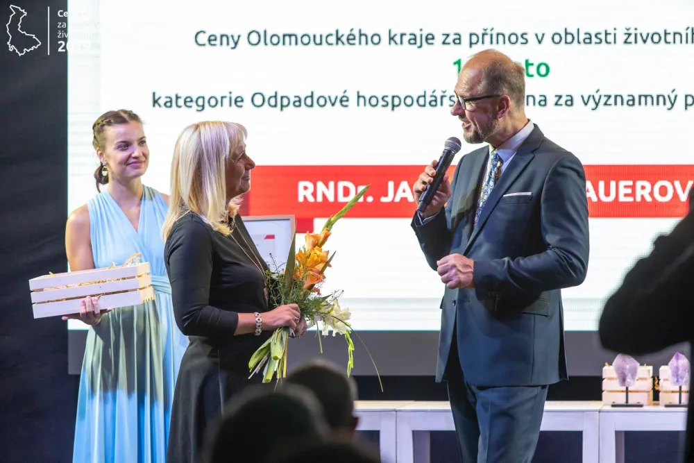 FOTO: Letošní Ceny Olomouckého kraje za přínos v oblasti životního prostředí ovládl Sluňákov