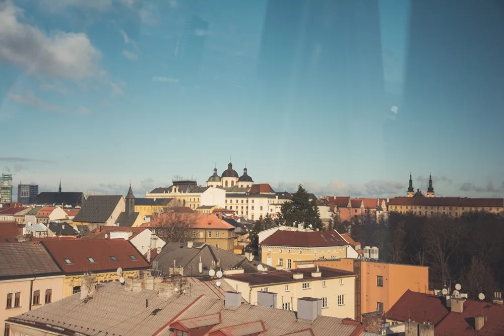 FOTO/VIDEO: Vyzkoušeli jsme olomoucké vánoční kolo. Podívejte se, jaké jsou z něj výhledy