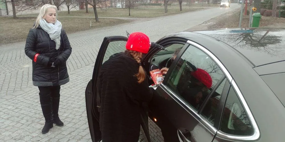Děti ve Smržicích pomáhaly policistům s kontrolami