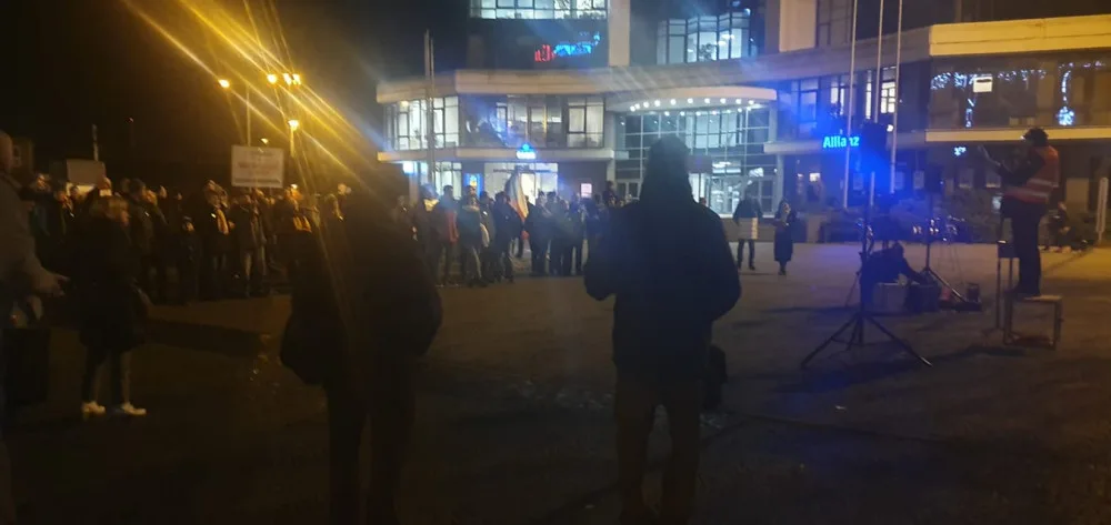 Foto z demonstrace