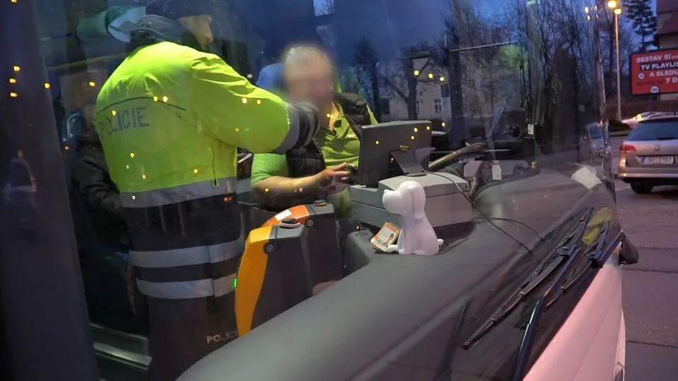 V Olomouci probíhala kontrola řidičů autobusů
