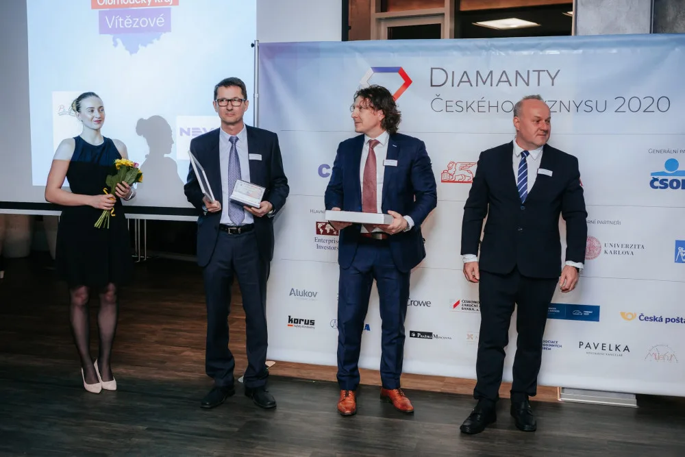FOTO: V Olomouci byly uděleny Diamanty českého byznysu pro Olomoucký a Moravskoslezský kraj
