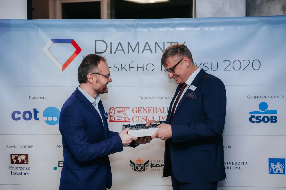 FOTO: V Olomouci byly uděleny Diamanty českého byznysu pro Olomoucký a Moravskoslezský kraj