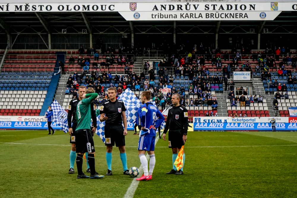 FOTOGALERIE: Olomouc remizovala s Jabloncem v divokém zápase 1:1