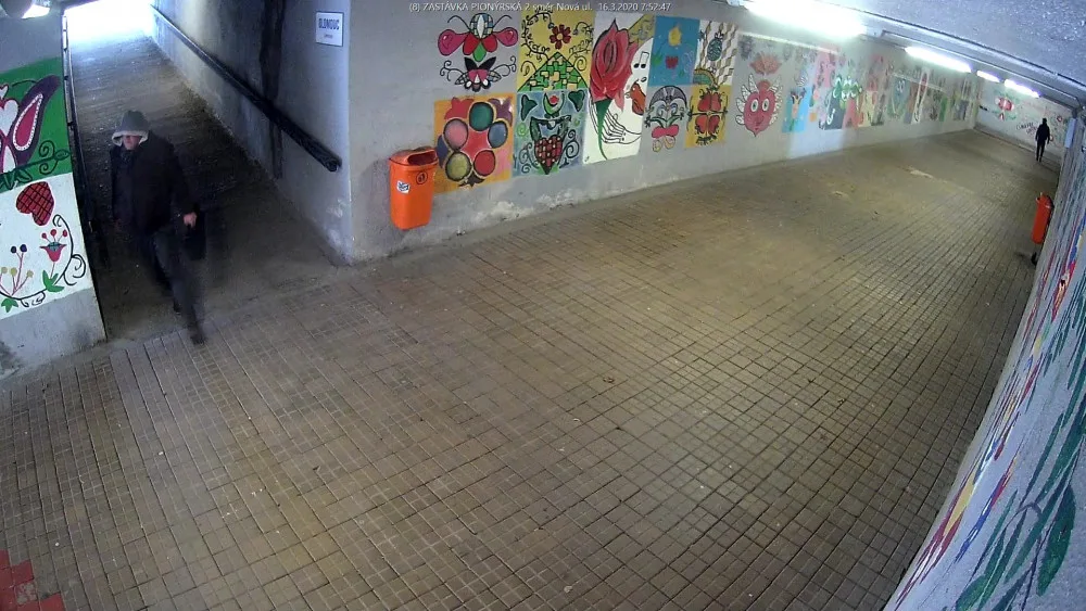 VIDEO: Kamera zachytila zloděje, který okradl na tramvajové zastávce seniorku. Nepoznáváte ho?