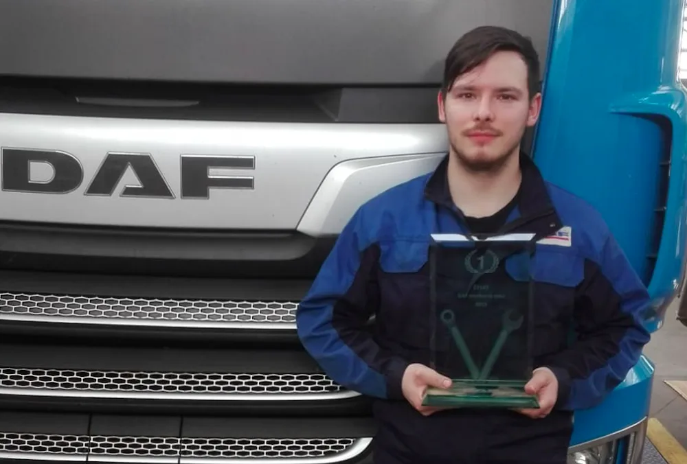 V olomoucké firmě Truck Trade mají nejlepšího mechanika tahačů DAF v Česku